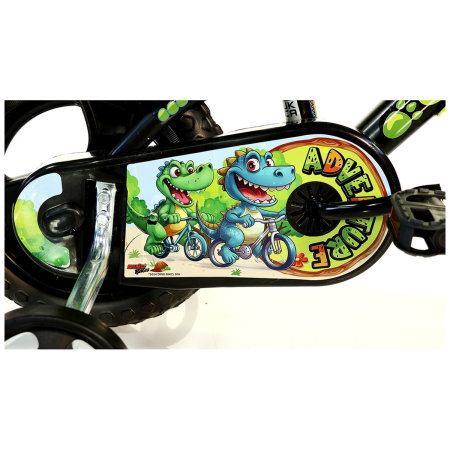 Bicicleta copii 12", 3-5 ani, Dino Bikes Dinosaur [2]