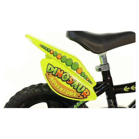 Bicicleta copii 12", 3-5 ani, Dino Bikes Dinosaur [1]