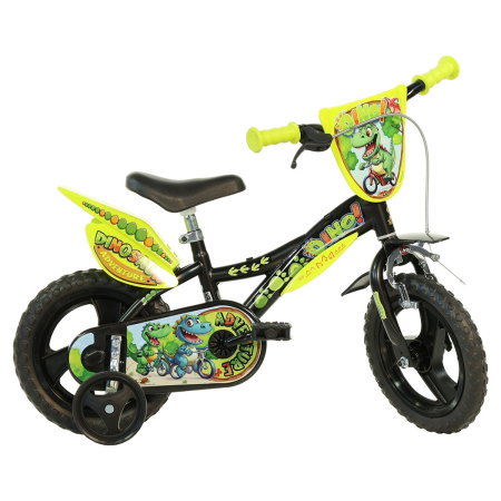 Biciclete copii - Bicicleta copii 12", 3-5 ani, Dino Bikes Dinosaur