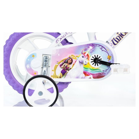 Bicicleta copii Dino Bikes 12' Unicorn Academy 5 ani [4]