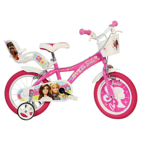 Biciclete copii - Bicicleta copii Dino Bikes 14' Barbie 7 ani