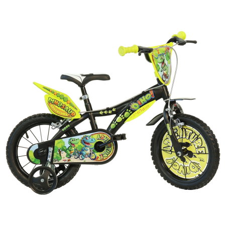 Biciclete copii - Bicicleta copii Dino Bikes 14", 4-7 ani, Dinosaur