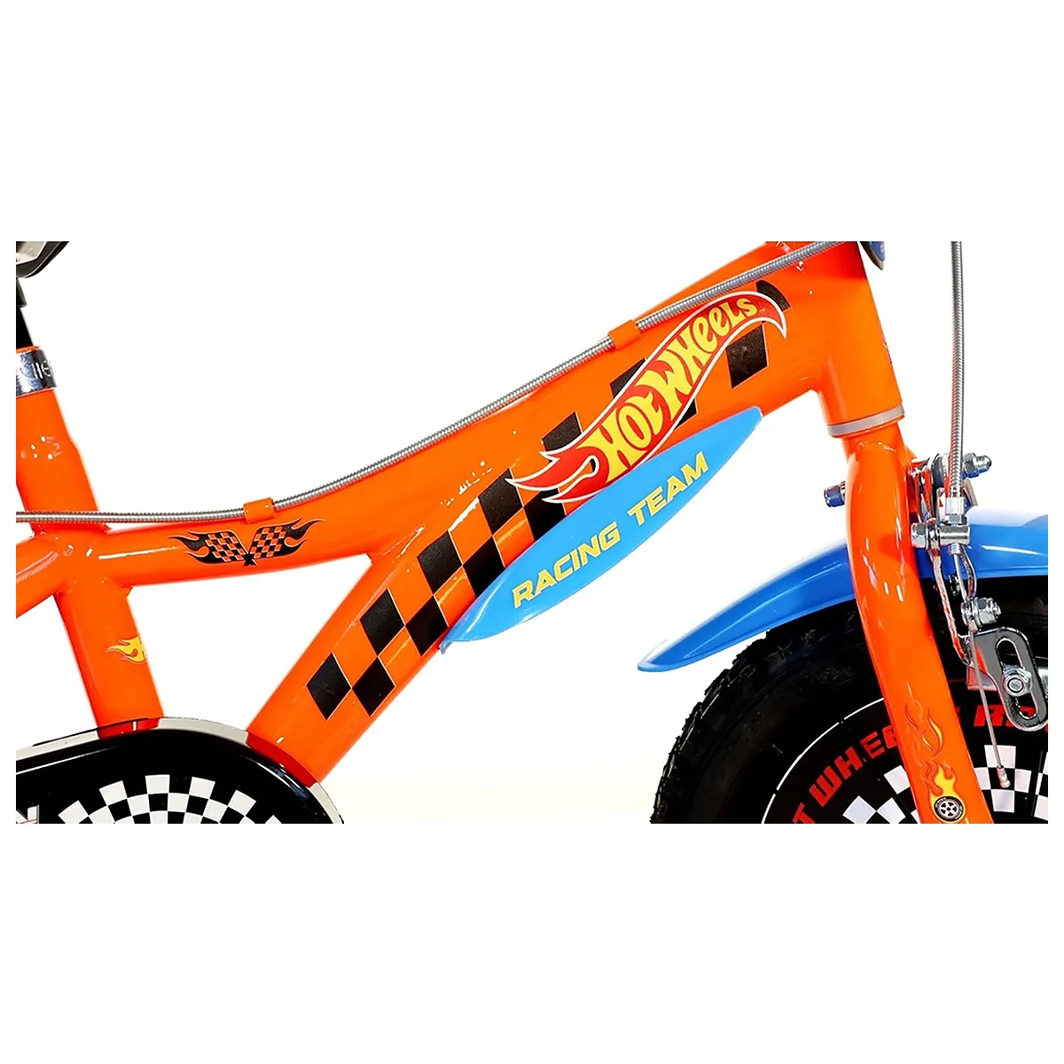 Bicicleta copii 14", 4-7 ani, Dino Bikes Hot Wheels [3]
