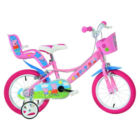 Bicicleta copii Dino Bikes 14' Peppa Pig 7 ani [0]