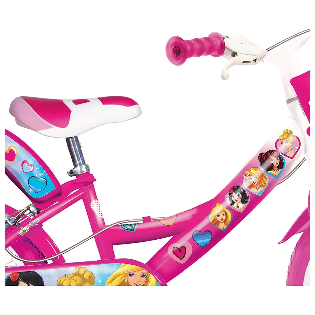 Bicicleta copii 14", 4-7 ani, Dino Bikes Princess [4]