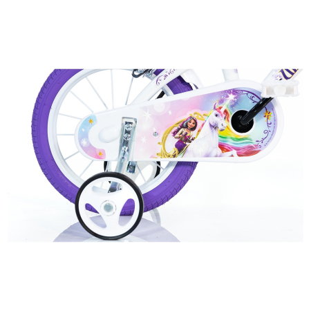 Bicicleta copii Dino Bikes 14' Unicorn Academy 7 ani [4]