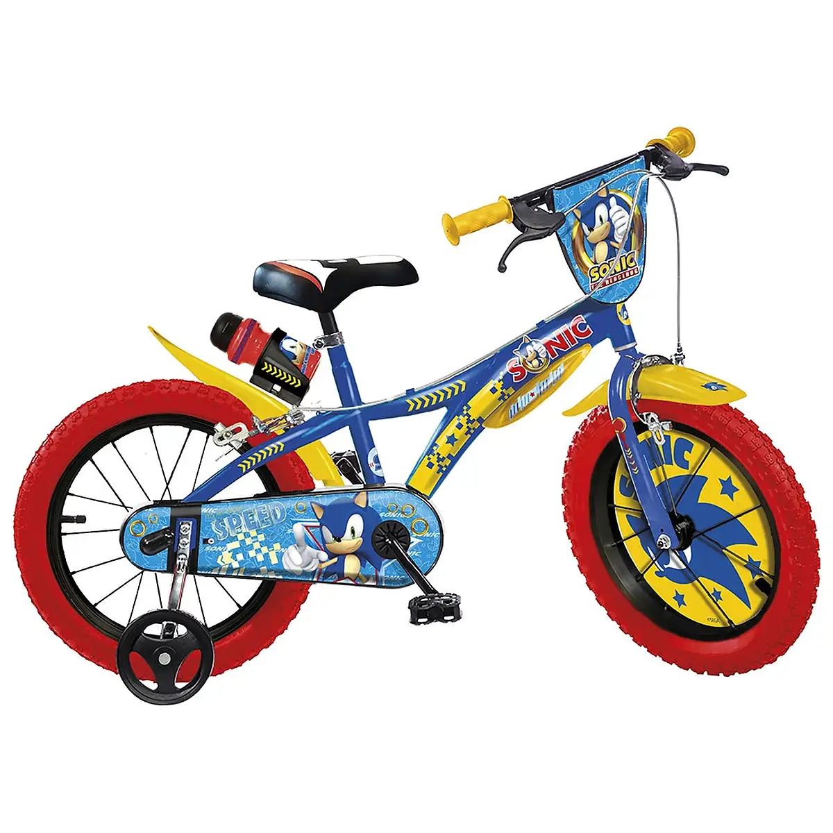Bicicleta copii 16", 6-8 ani, Dino Bikes Sonic [1]