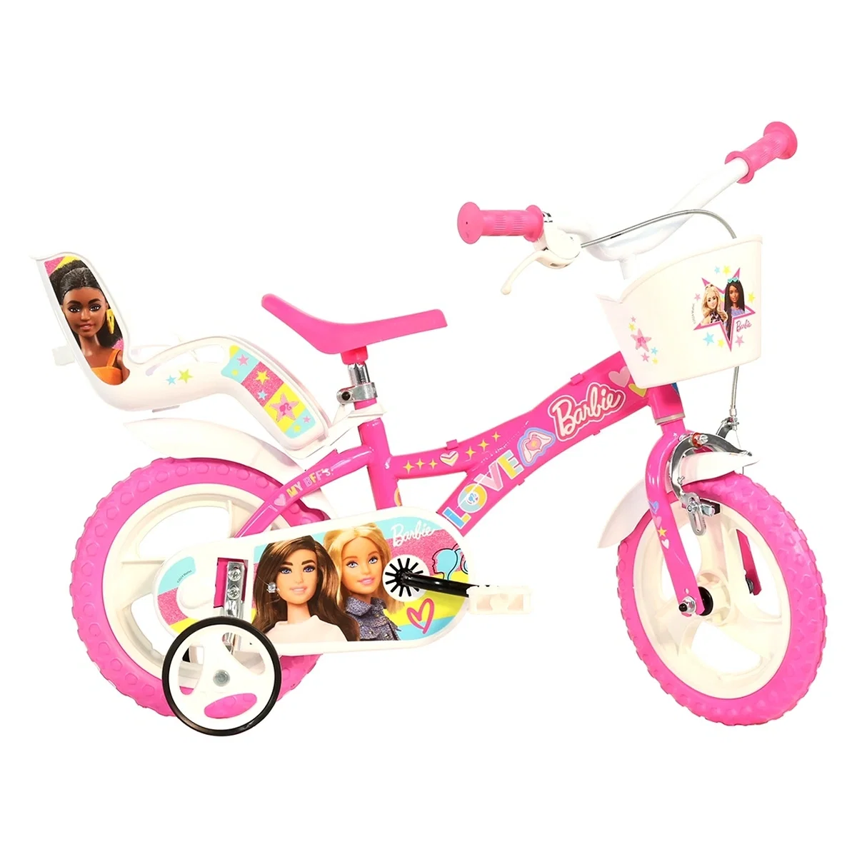 Biciclete copii - Bicicleta copii Dino Bikes 12' Barbie 5 ani