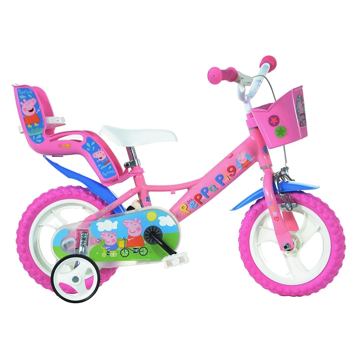 Biciclete copii - Bicicleta copii Dino Bikes 12' Peppa Pig 5 ani