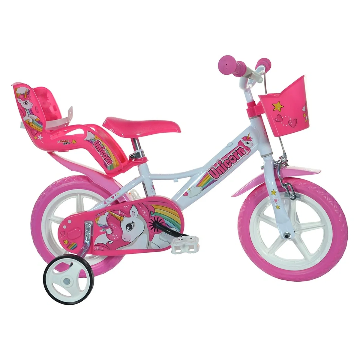 Biciclete copii - Bicicleta copii Dino Bikes 12' Unicorn 3-5 ani