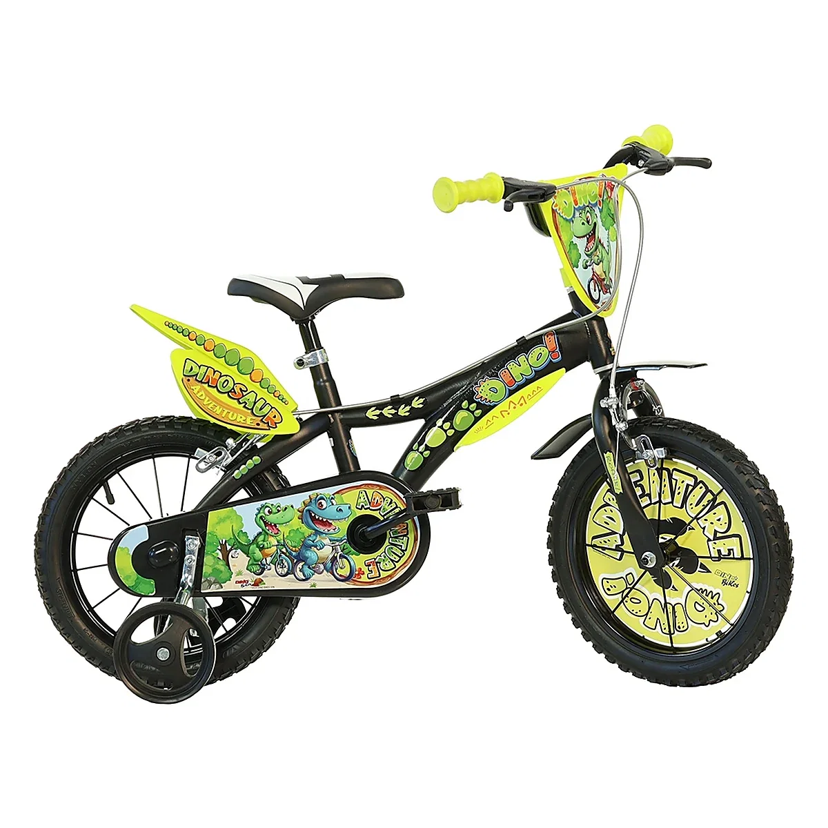 La plimbare - Bicicleta copii Dino Bikes 14", 4-7 ani, Dinosaur