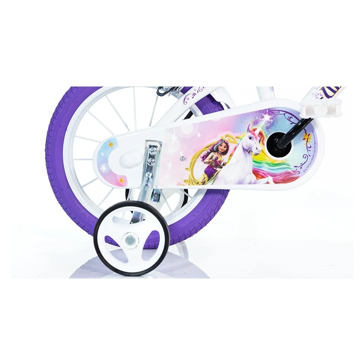 Bicicleta copii Dino Bikes 14' Unicorn Academy 7 ani [4]