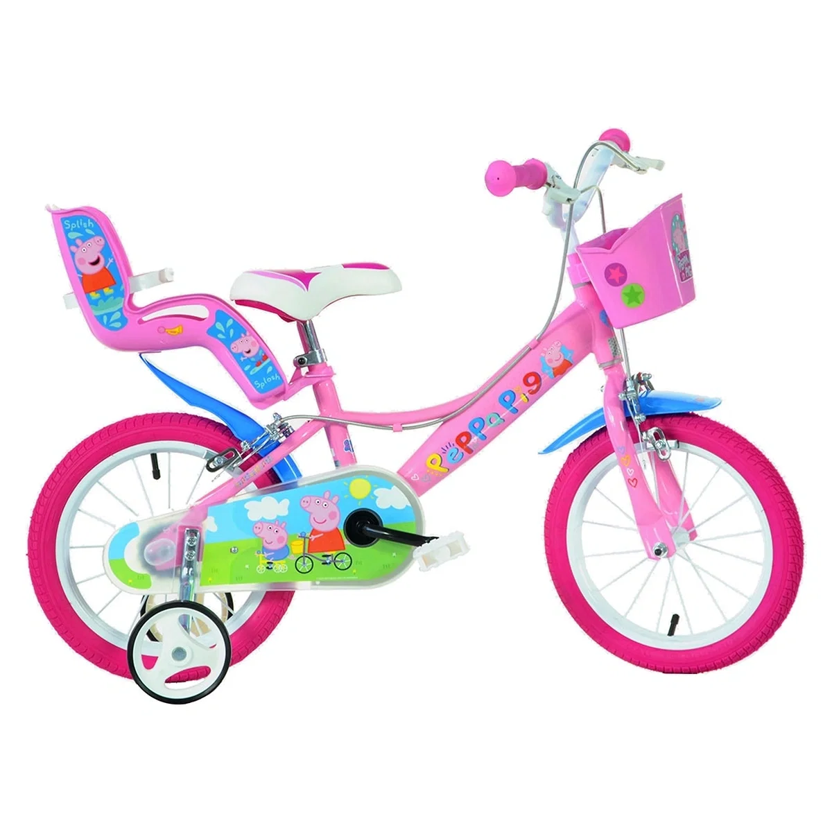Biciclete copii - Bicicleta copii Dino Bikes 16' Peppa Pig 8 ani