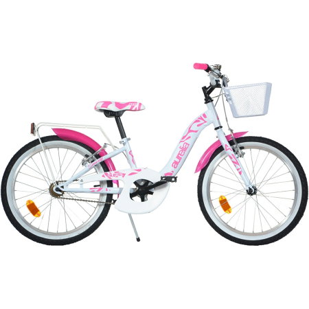 La plimbare - Bicicleta copii Dino Bikes 20" City Smarty alb