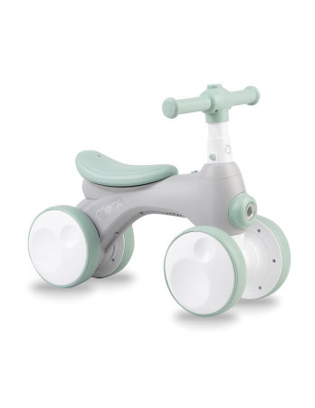 La plimbare - Bicicleta cu lumini, sunet si difuzor de balonase, 2 ani+, Momi Tobis - Grey