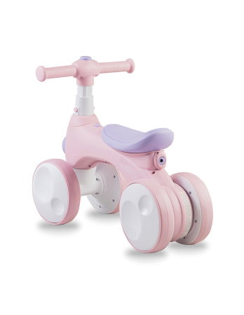 Bicicleta cu lumini, sunet si difuzor de balonase, 2 ani+, Momi Tobis - Pink [3]