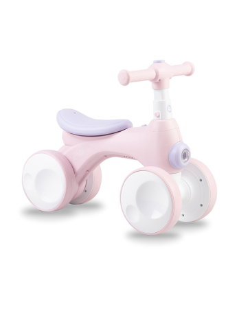 La plimbare - Bicicleta cu lumini, sunet si difuzor de balonase, 2 ani+, Momi Tobis - Pink