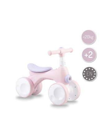Bicicleta cu lumini, sunet si difuzor de balonase, 2 ani+, Momi Tobis - Pink [5]