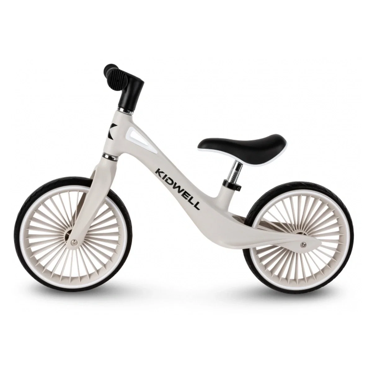 Bicicleta fara pedale, cadru nailon, roti PU, Kidwell NIX - Gri 2 ani+ [2]