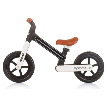 Bicicleta fara pedale Chipolino Spark, Black white 3 ani [1]