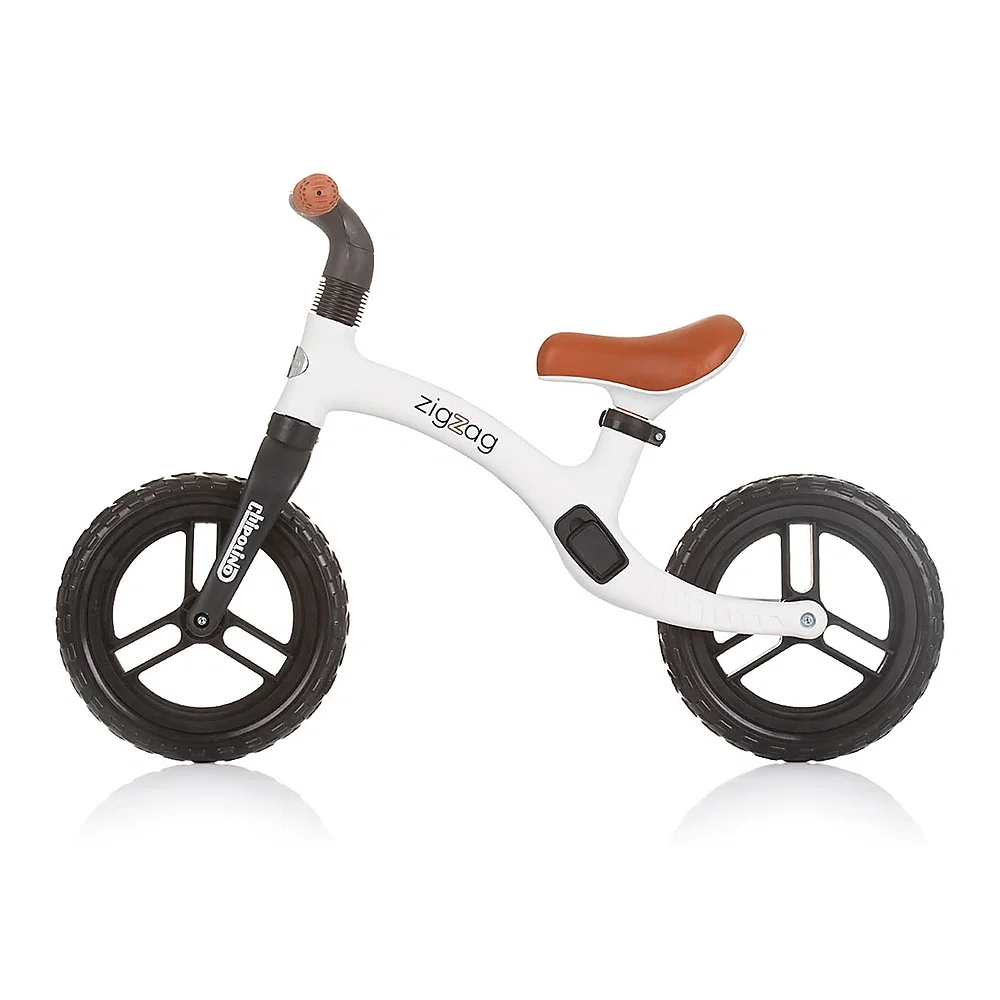 Bicicleta fara pedale Chipolino Zig Zag, black white 3 ani [1]