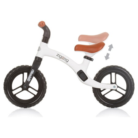 Bicicleta fara pedale Chipolino Zig Zag, black white 3 ani [2]