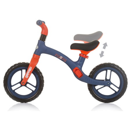Bicicleta fara pedale Chipolino Zig Zag, Blue red 3 ani [2]