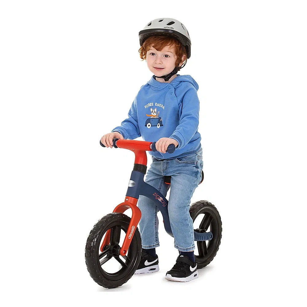 Bicicleta fara pedale Chipolino Zig Zag, Blue red 3 ani [3]