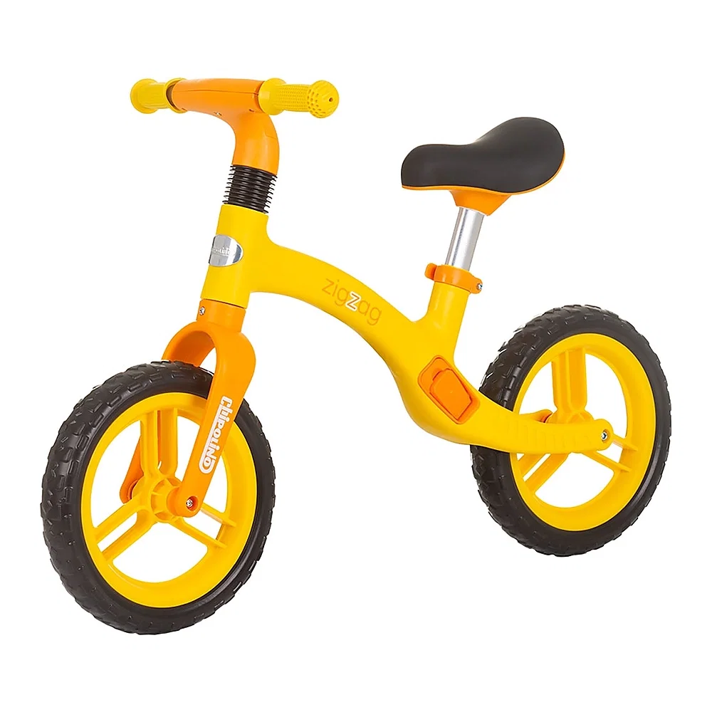 Biciclete copii - Bicicleta fara pedale Chipolino Zig Zag, Orange yellow 3 ani