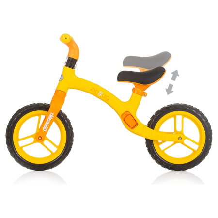 Bicicleta fara pedale Chipolino Zig Zag, Orange yellow 3 ani [2]