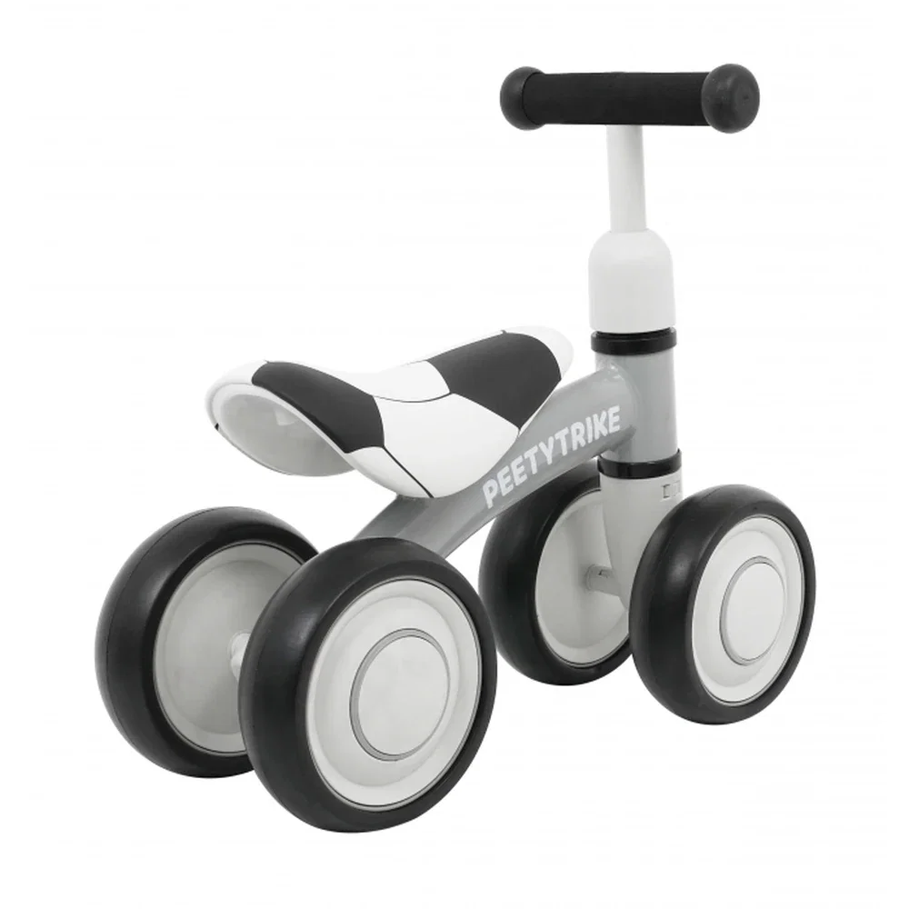 Bicicleta fara pedale cu 4 roti din plastic SporTrike - Alb 1 an+ [3]