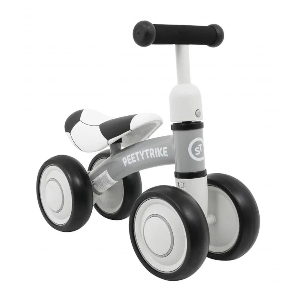 Bicicleta fara pedale cu 4 roti din plastic SporTrike - Alb 1 an+ [2]