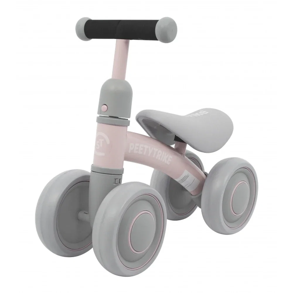 Biciclete copii - Bicicleta fara pedale cu 4 roti din plastic SporTrike - Roz 1 an+