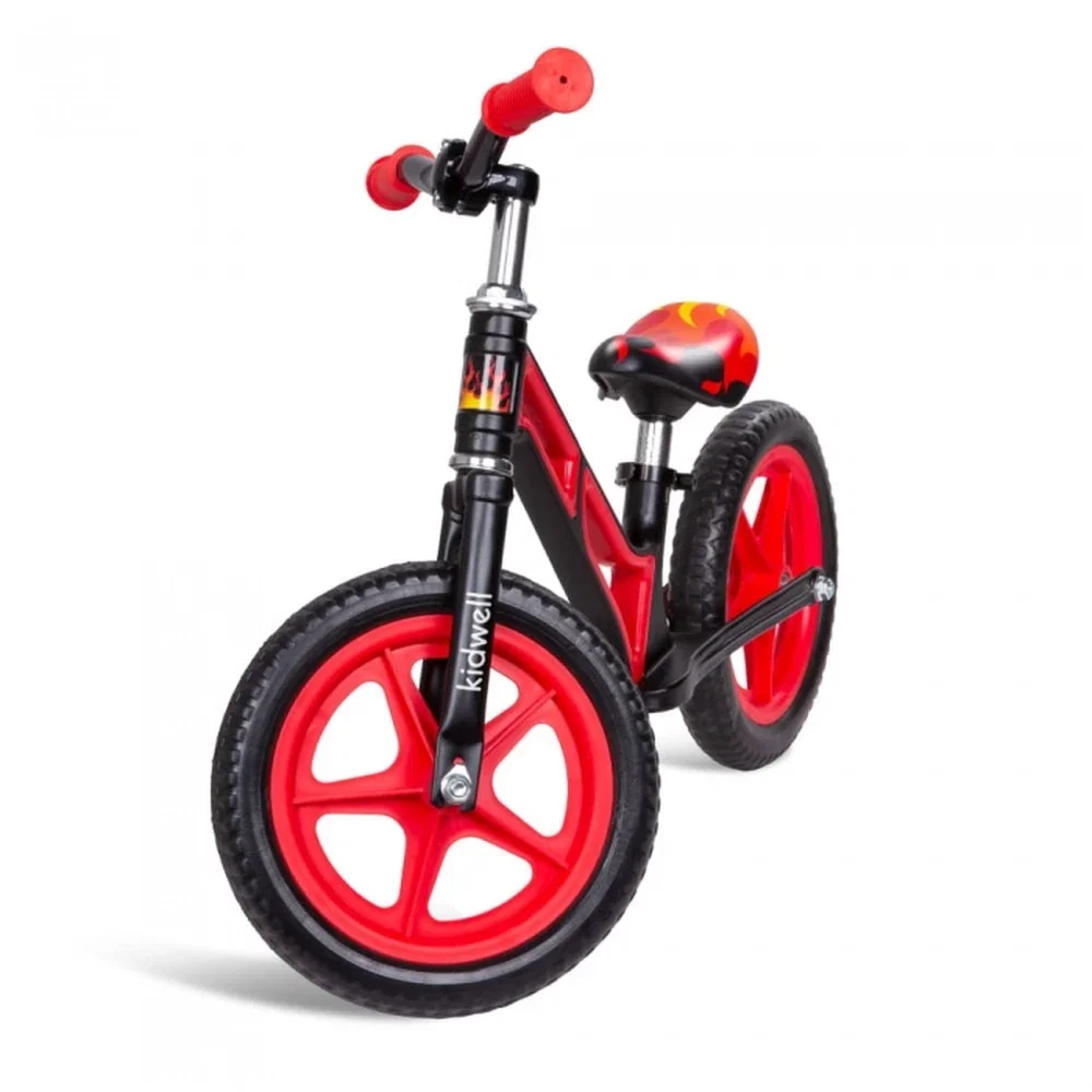 Bicicleta fara pedale cu cadru din magneziu Kidwell COMET - Black Red [2]
