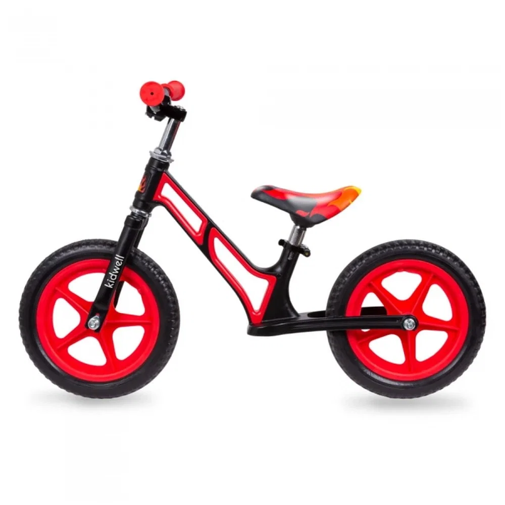 Bicicleta fara pedale cu cadru din magneziu Kidwell COMET - Black Red [1]
