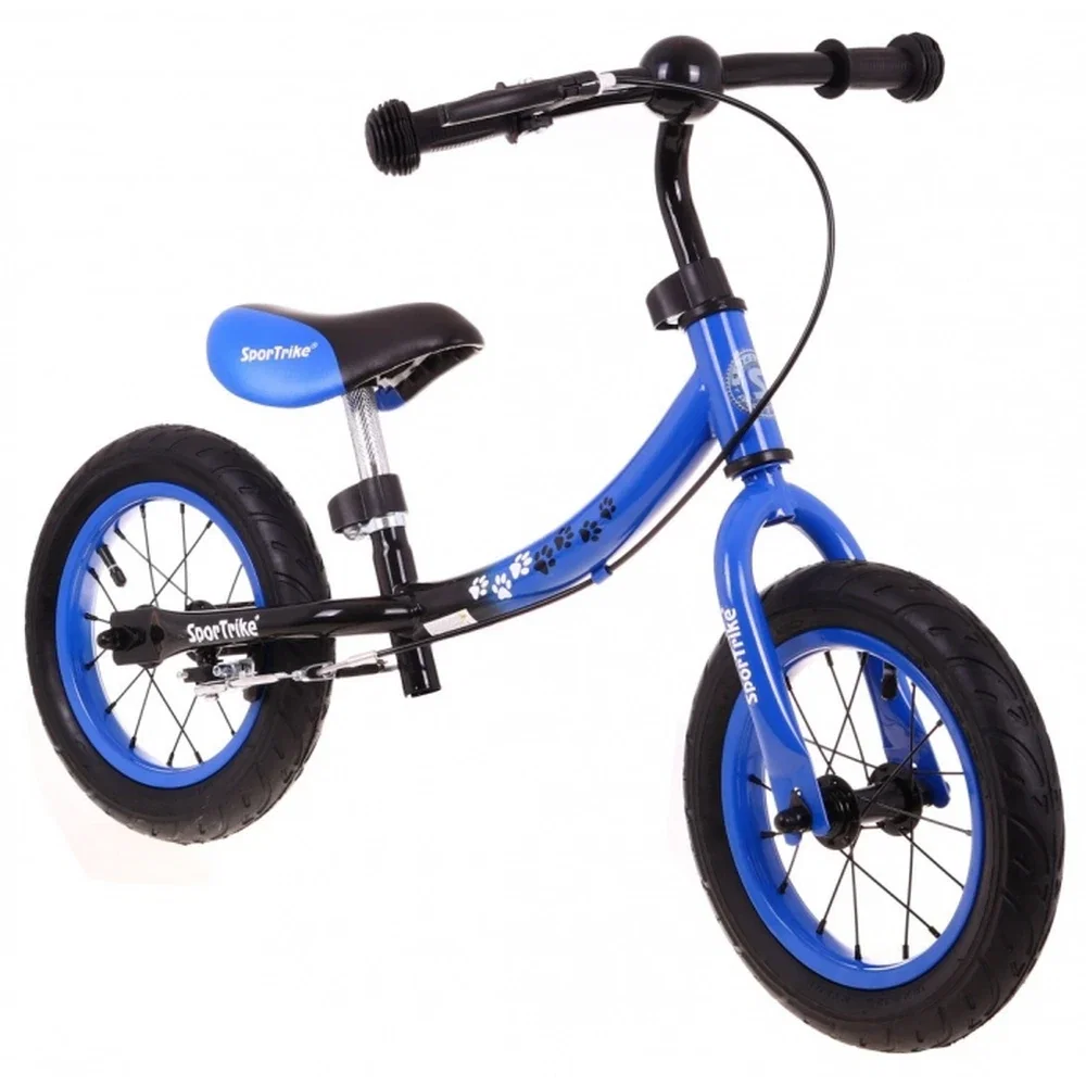 Bicicleta fara pedale cu frana si cadru variabil, roti gonflabile, Boomerang SporTrike - Albastru [7]