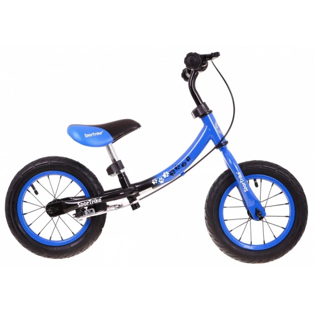 Bicicleta fara pedale cu frana si cadru variabil, roti gonflabile, Boomerang SporTrike - Albastru [3]