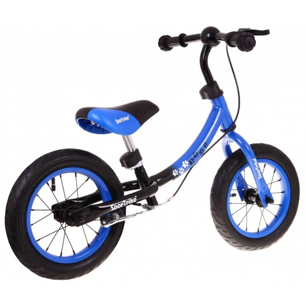 Bicicleta fara pedale cu frana si cadru variabil, roti gonflabile, Boomerang SporTrike - Albastru [8]