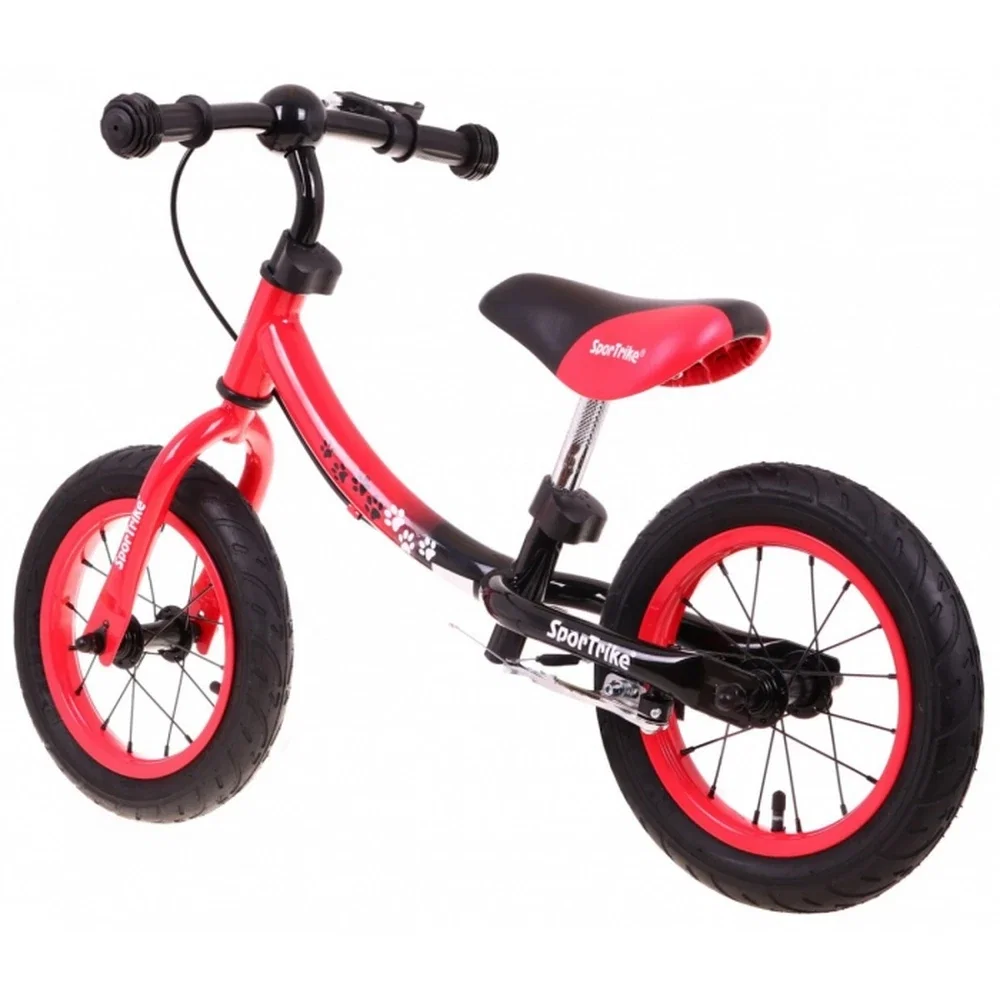 Bicicleta fara pedale cu frana si cadru variabil, roti gonflabile, Boomerang SporTrike - Rosu [2]