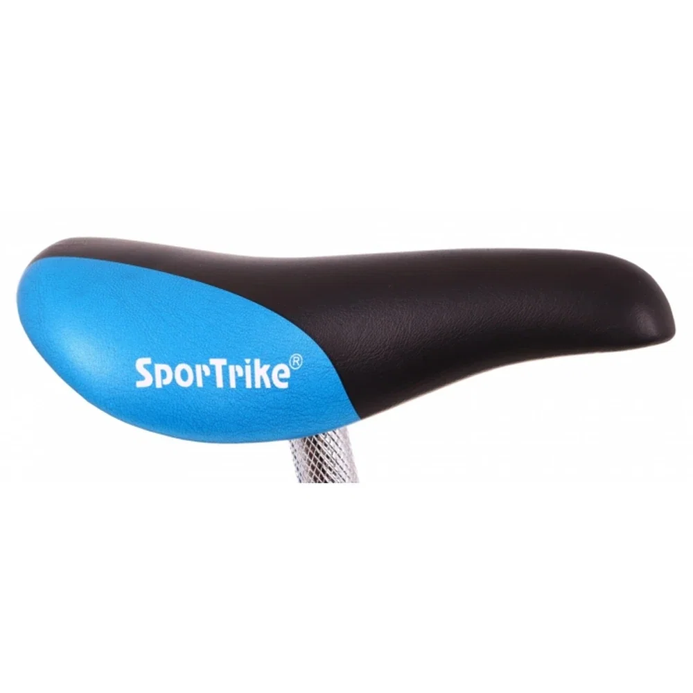 Bicicleta fara pedale cu frana, suport picioare, roti gonflabile, Balancer SporTrike - Albastru [3]