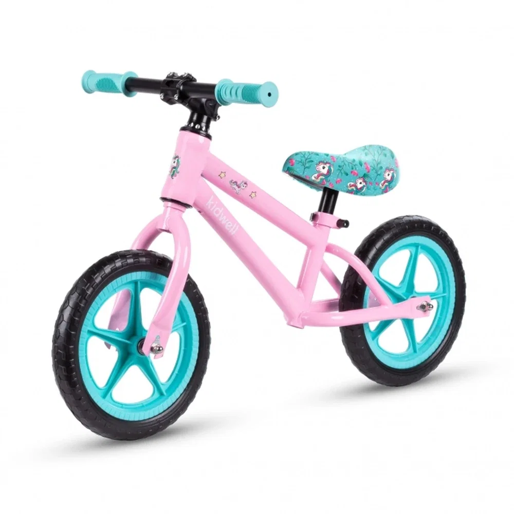 Biciclete copii - Bicicleta fara pedale cu roti din spuma EVA Unicorn Kidwell 3 ani+