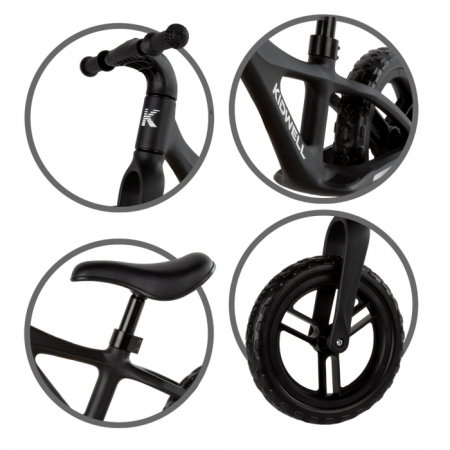 Bicicleta fara pedale Kidwell JOGO - Black [3]