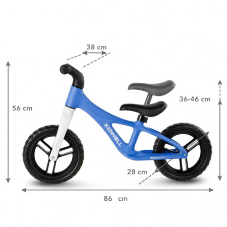 Bicicleta fara pedale Kidwell JOGO - Blue [6]
