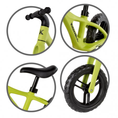 Bicicleta fara pedale Kidwell JOGO - Lime [3]