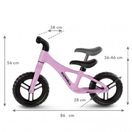 Bicicleta fara pedale Kidwell JOGO - Pink [6]