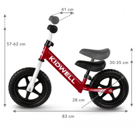 Bicicleta fara pedale Kidwell REBEL Red [5]