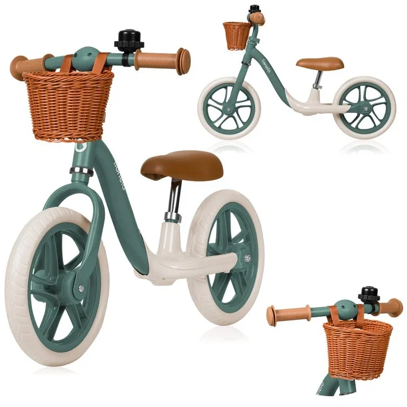 Bicicleta fara pedale, Lionelo, Alex Plus, Usoara, Cu ghidon si sa reglabile, Include cos depozitare si sonerie, Din [7]