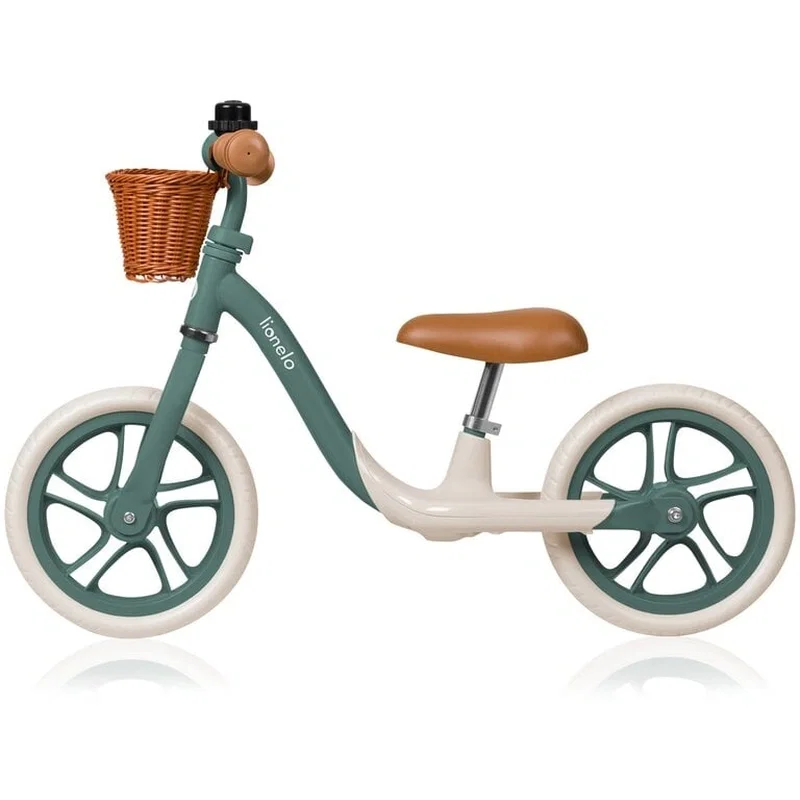 Bicicleta fara pedale, Lionelo, Alex Plus, Usoara, Cu ghidon si sa reglabile, Include cos depozitare si sonerie, Din [3]
