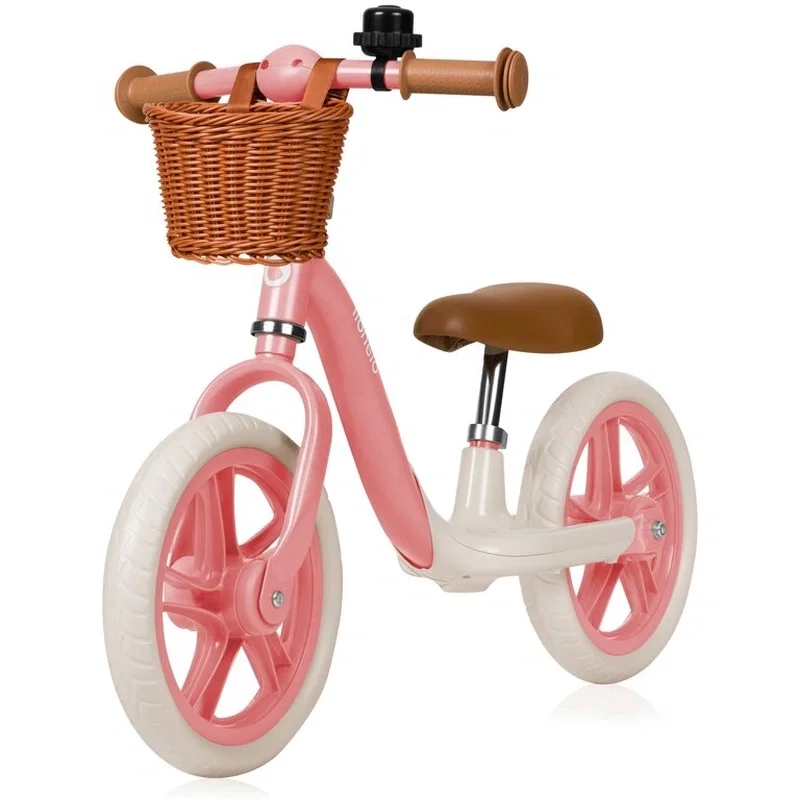Biciclete copii - Bicicleta fara pedale, Lionelo, Alex Plus, Usoara, Cu ghidon si sa reglabile, Include cos depozitare si sonerie, Din