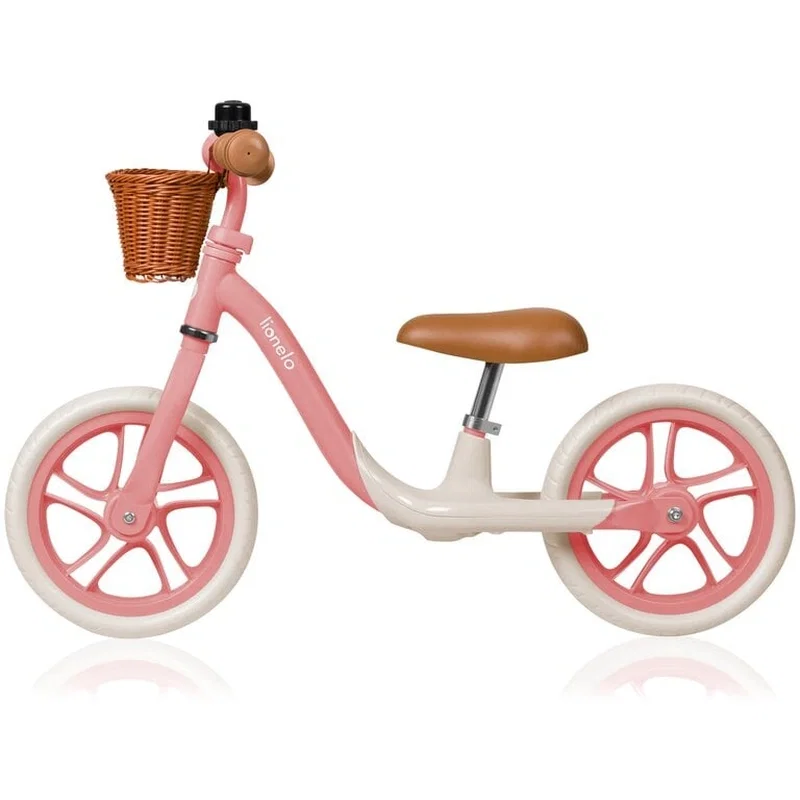 Bicicleta fara pedale, Lionelo, Alex Plus, Usoara, Cu ghidon si sa reglabile, Include cos depozitare si sonerie, Din [3]